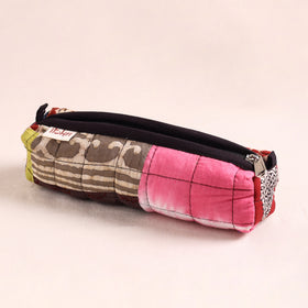 Patchwork Quilted Pencil Pouch 11