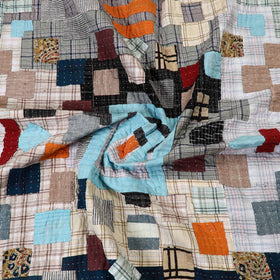 Multicolor - tagai patchwork baby quilt / gudri / blanket