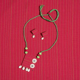 Black - bengali tant saree with matching jewellery & blouse