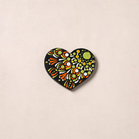 Handpainted Mandala Art Wooden Fridge Magnet 16