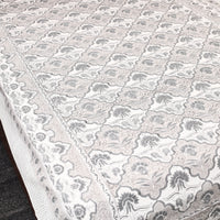 Pure Cotton Single Sanganeri Print Bed Cover 65