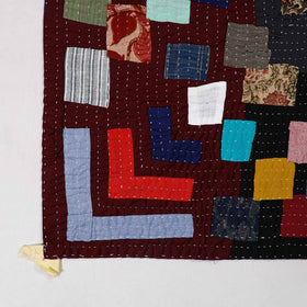 Multicolor - tagai patchwork baby quilt / gudri / blanket