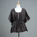  Bagh Block Printed Cotton Kaftan with Tie-Up Waist 