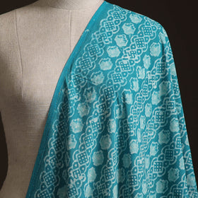 Blue - Bagru Dabu Hand Block Print Natural Dyed Cotton Fabric 48