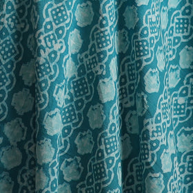 Blue - Bagru Dabu Hand Block Print Natural Dyed Cotton Fabric 48