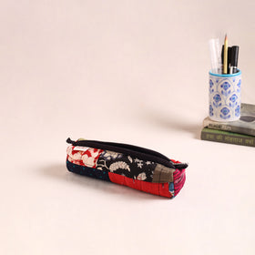 Patchwork Quilted Pencil Pouch 16
