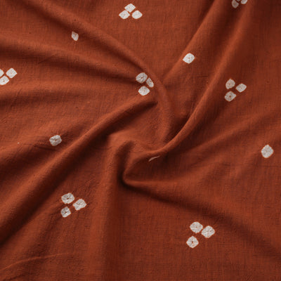 Kutch Organic Kala Cotton Pure Handwoven Bandhani Fabric 13