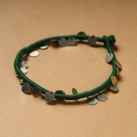 Buy Handcrafted Patwa Thread & Sequin Work Anklet 52 Online at iTokri.com