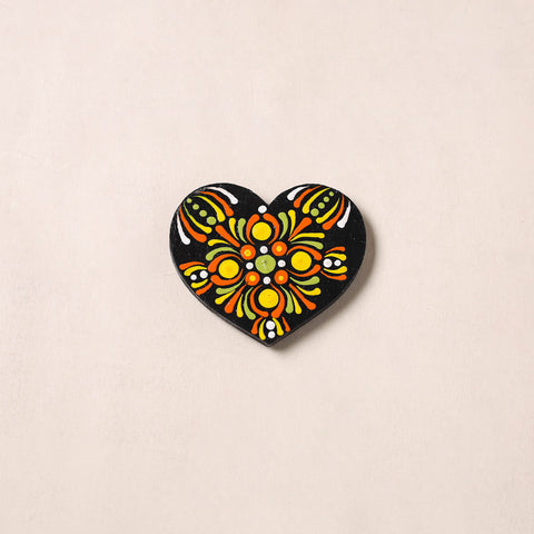 Handpainted Mandala Art Wooden Fridge Magnet 20