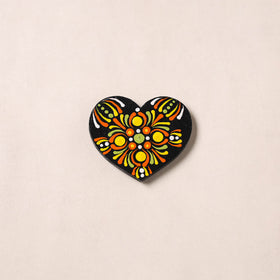 Handpainted Mandala Art Wooden Fridge Magnet 20