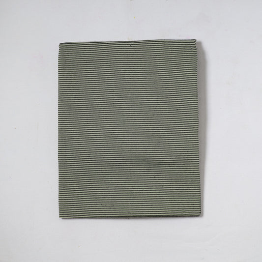 Green - Jhiri Pure Handloom Cotton Precut Fabric 08