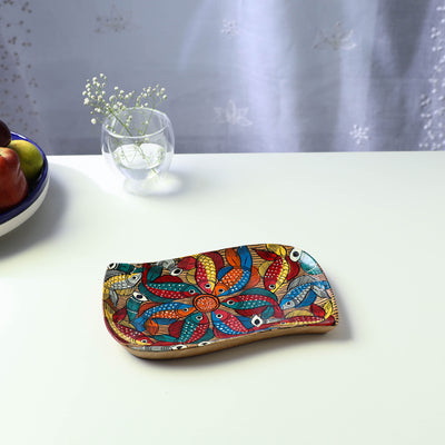 Hand Painted Wooden Tray