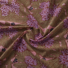 Rasa Lobhi Champa Motif Floral Hand Block Printed Cotton Fabric 11