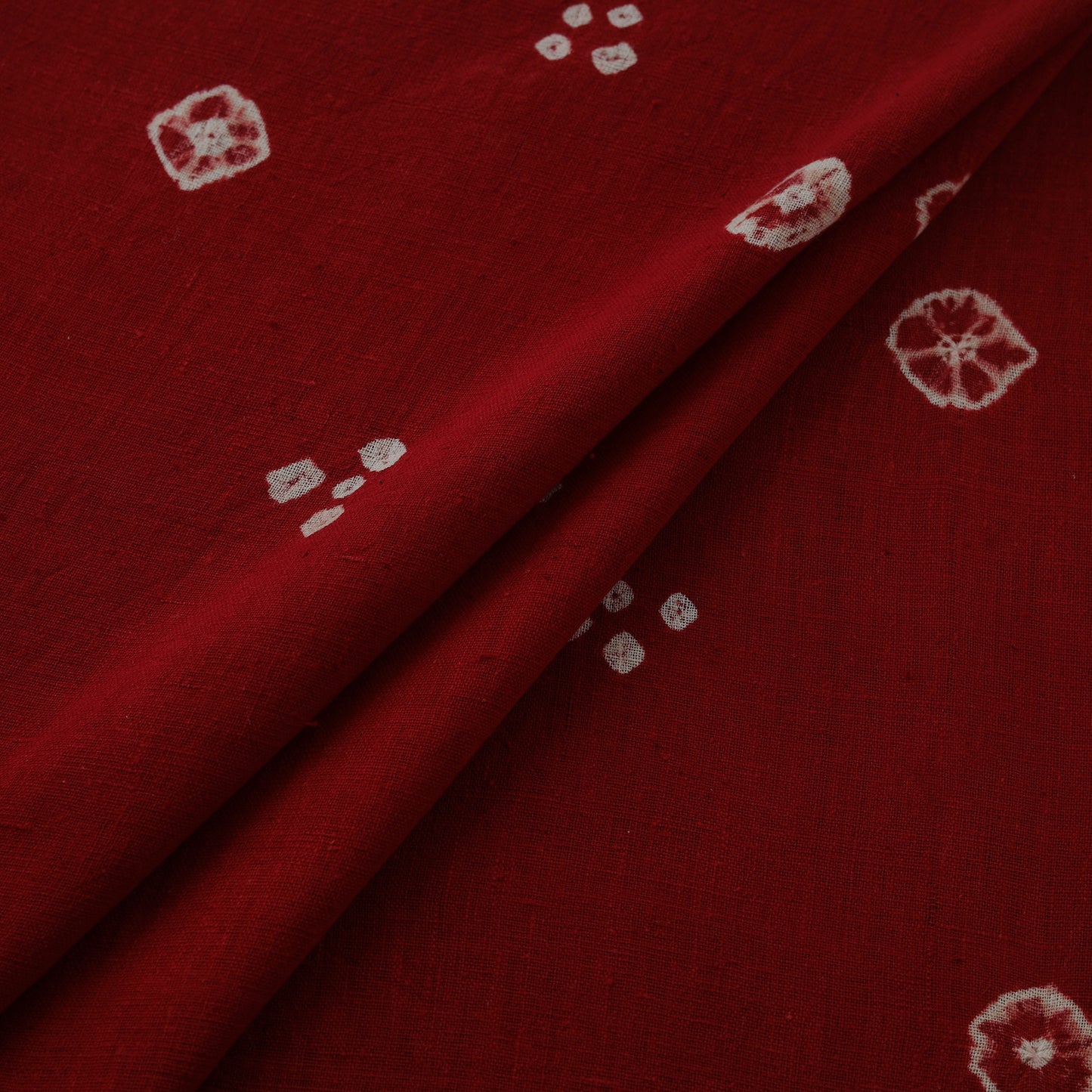 Kutch Organic Kala Cotton Pure Handwoven Bandhani Fabric 14