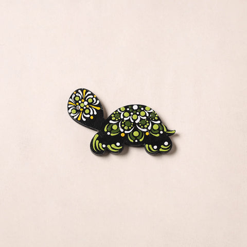 Handpainted Mandala Art Wooden Fridge Magnet 21