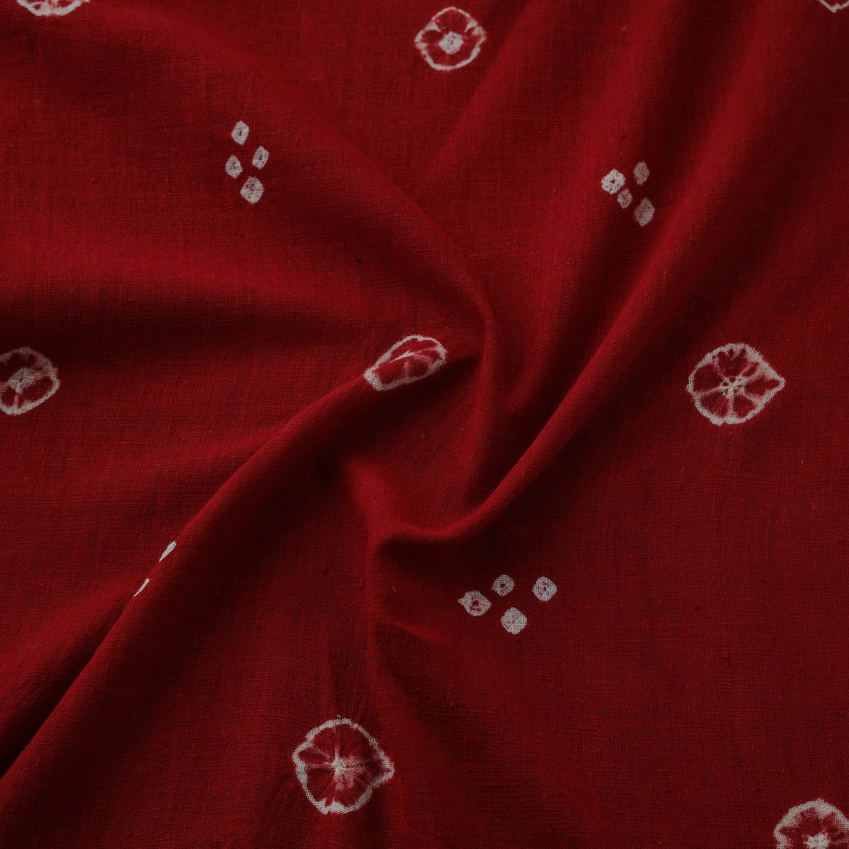 Kutch Organic Kala Cotton Pure Handwoven Bandhani Fabric 14