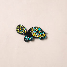 Handpainted Mandala Art Wooden Fridge Magnet 22