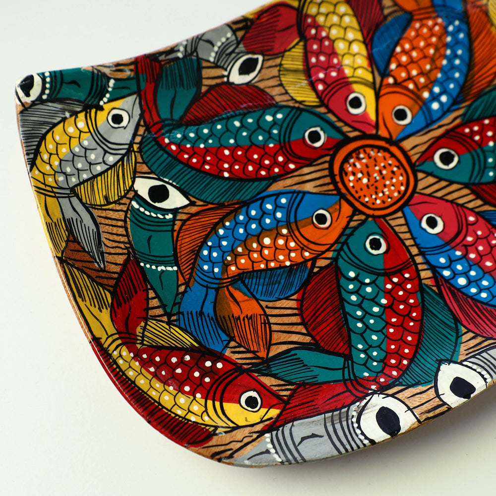 Hand Painted Wooden Tray