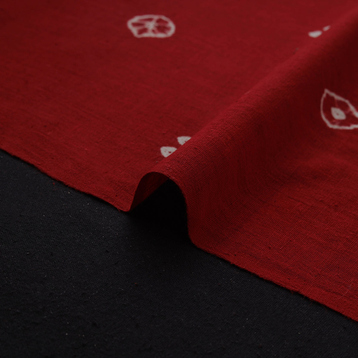 Kutch Organic Kala Cotton Pure Handwoven Bandhani Fabric 14