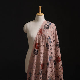 Natural Dyed Ajrakh Hand Block Print Cotton Hakoba Fabric 87