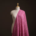 Pink - Bagru Dabu Hand Block Print Natural Dyed Cotton Fabric 51
