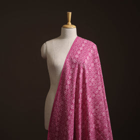 Pink - Bagru Dabu Hand Block Print Natural Dyed Cotton Fabric 51