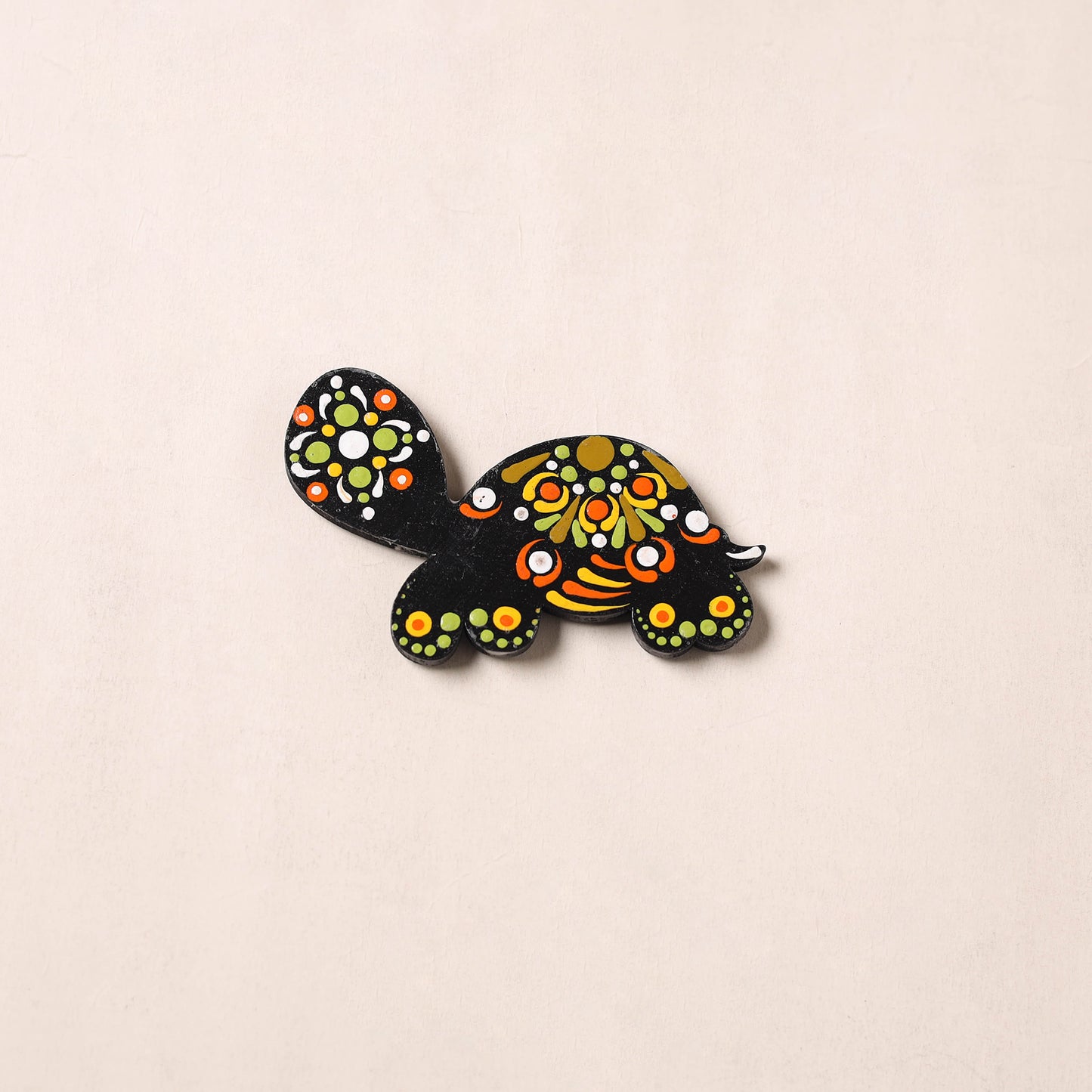 Handpainted Mandala Art Wooden Fridge Magnet 23