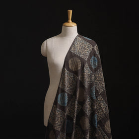 Natural Dyed Ajrakh Hand Block Print Cotton Hakoba Fabric 89