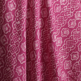 Pink - Bagru Dabu Hand Block Print Natural Dyed Cotton Fabric 51