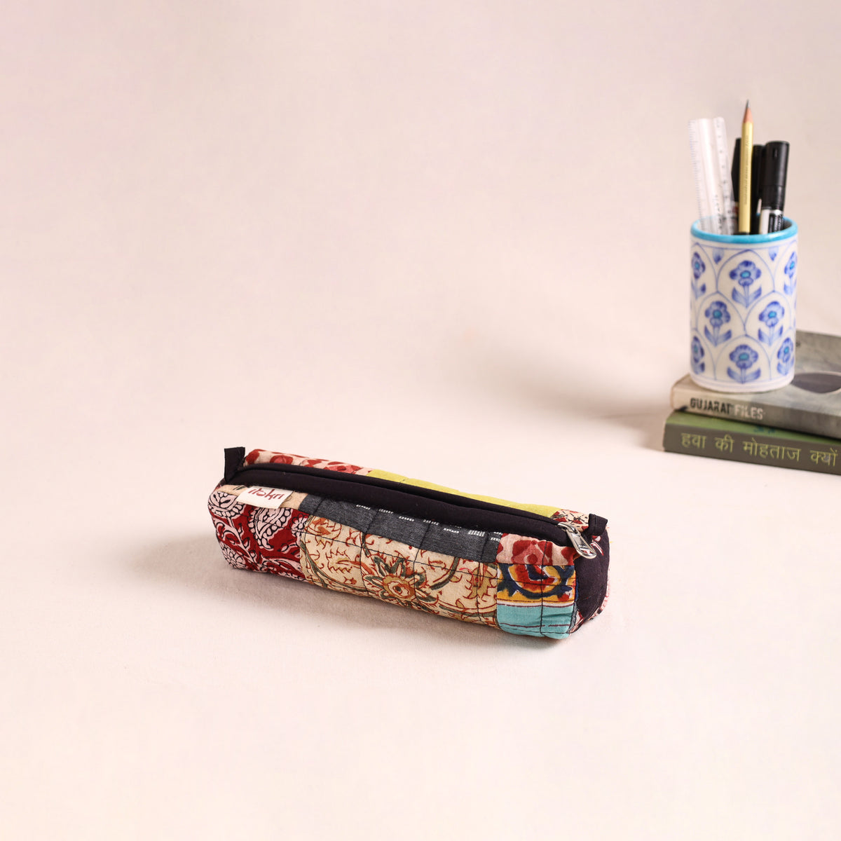 Patchwork Quilted Pencil Pouch 22