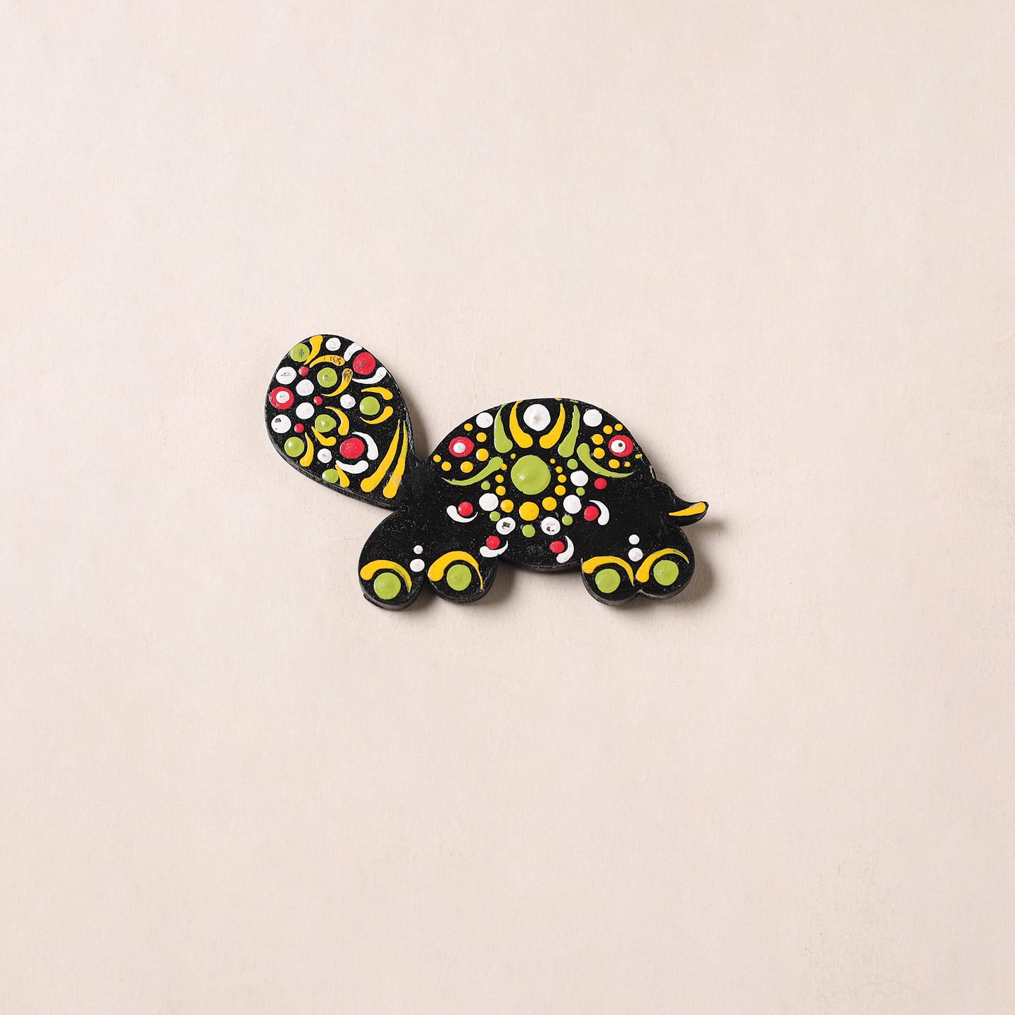 Handpainted Mandala Art Wooden Fridge Magnet 24