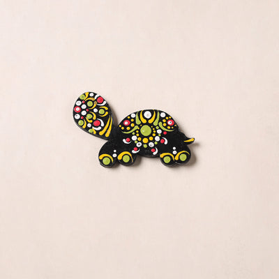 Handpainted Mandala Art Wooden Fridge Magnet 24