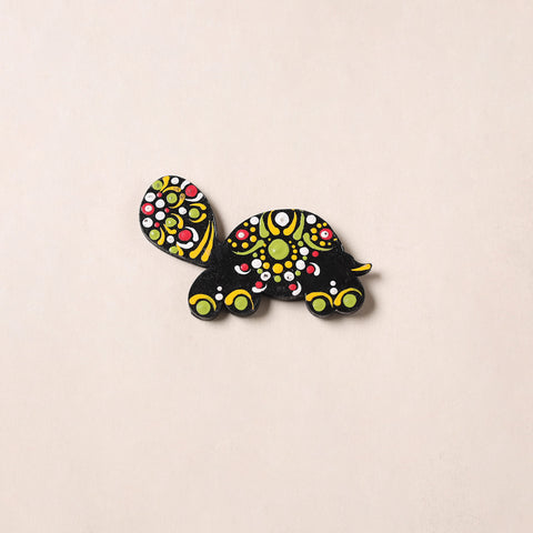 Handpainted Mandala Art Wooden Fridge Magnet 24
