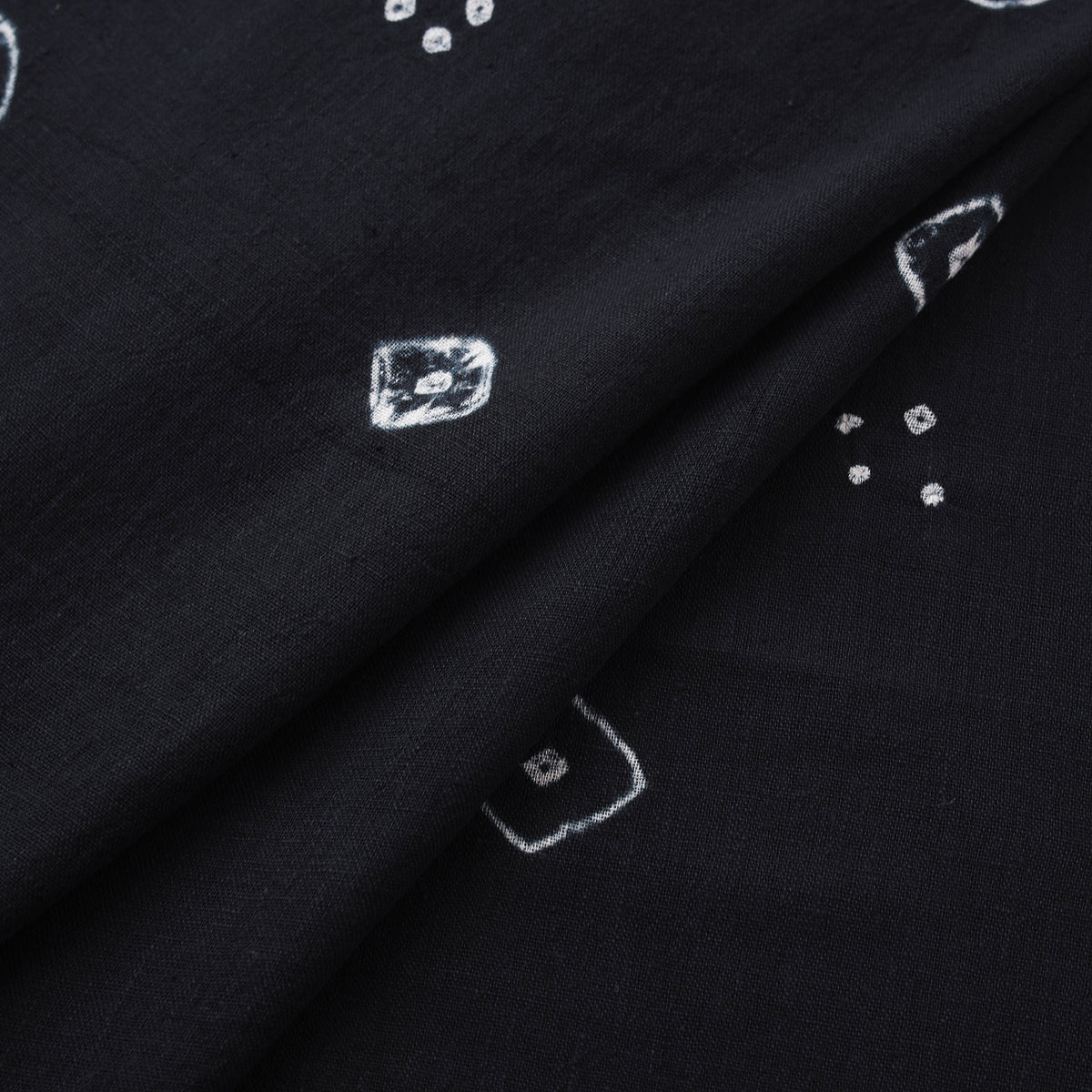 Kutch Organic Kala Cotton Pure Handwoven Bandhani Fabric 16