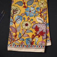 Bangalore Silk Srikalahasti Handpainted Pen Kalamkari Fabric 06