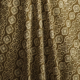 Yellow - Bagru Dabu Hand Block Print Natural Dyed Cotton Fabric 52