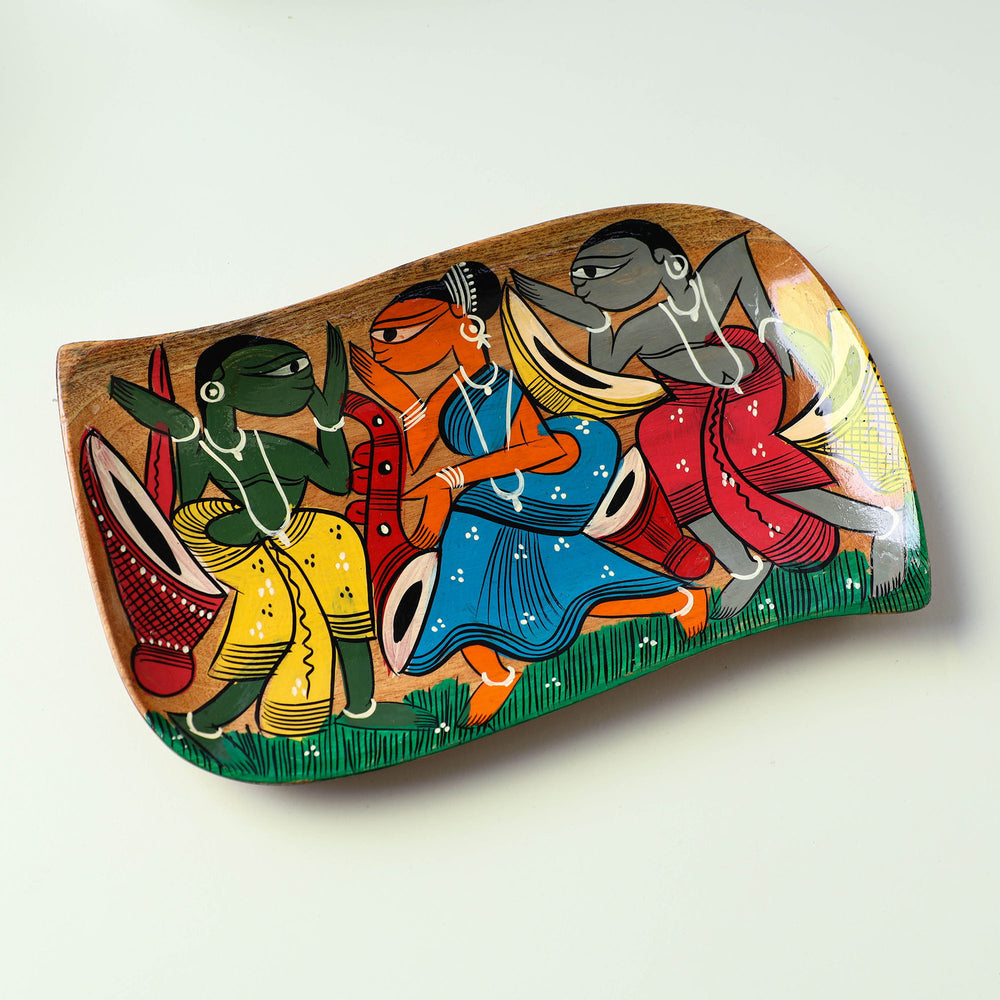 Hand Painted Wooden Tray