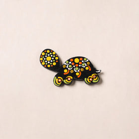 Handpainted Mandala Art Wooden Fridge Magnet 25