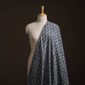 Gray - Bagru Dabu Hand Block Print Natural Dyed Cotton Fabric 53