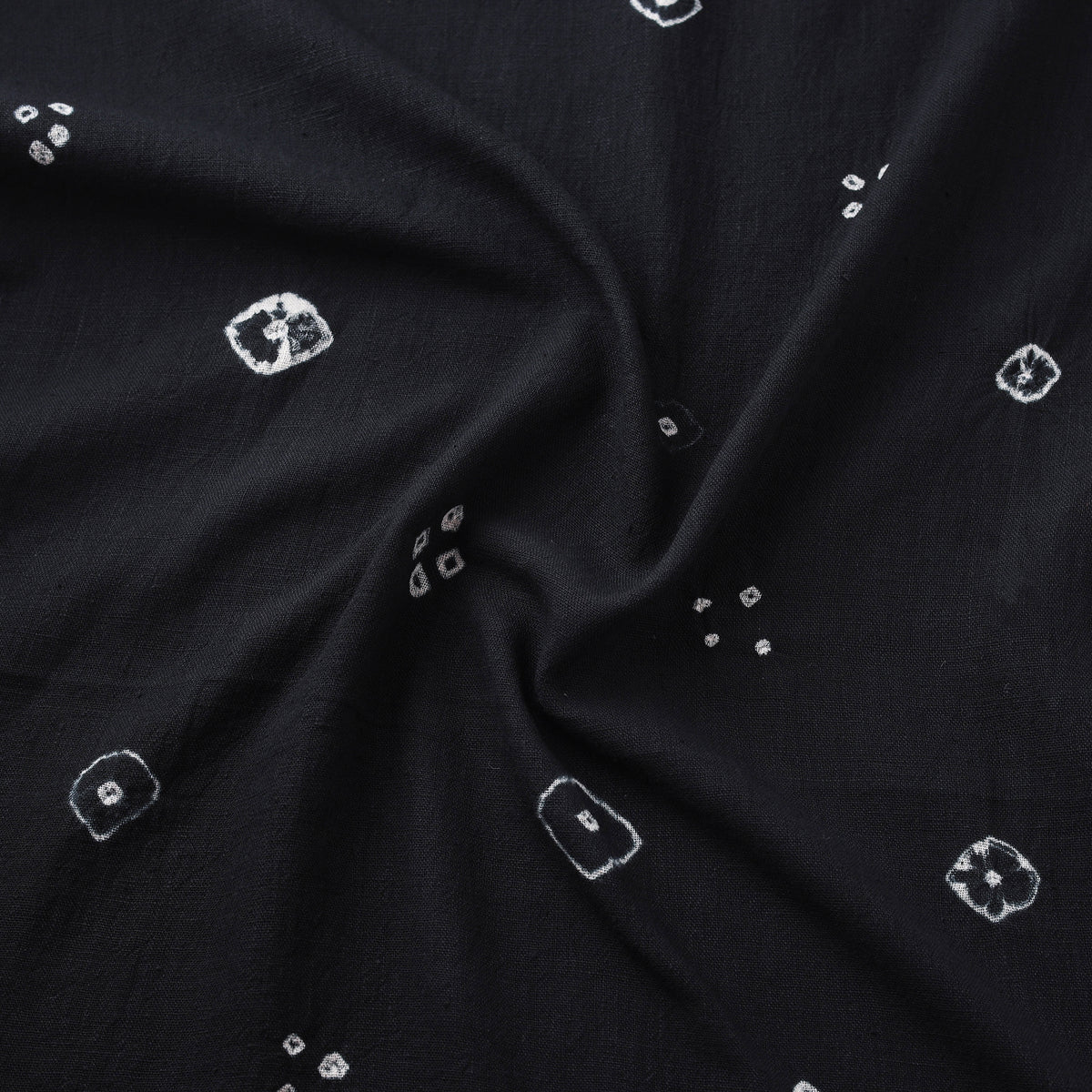 Kutch Organic Kala Cotton Pure Handwoven Bandhani Fabric 16