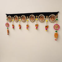 Diwali Decor Handmade Gota & Bead Work Toran 25