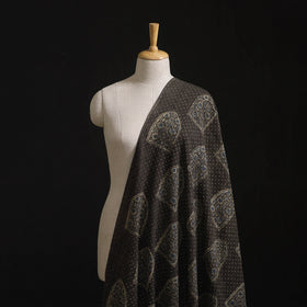 Natural Dyed Ajrakh Hand Block Print Cotton Hakoba Fabric 94