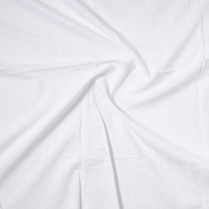 White - Jhiri Pure Handloom Cotton Precut Fabric 14
