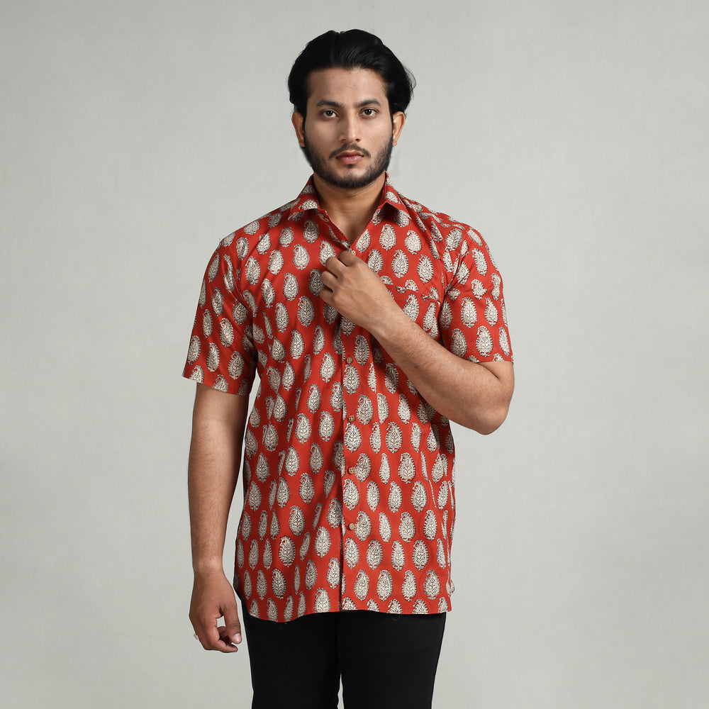 Block Printed men Shirt