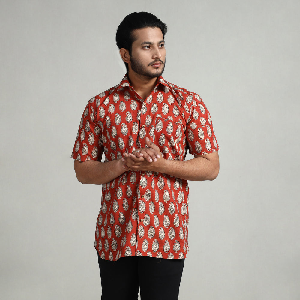 Block Printed men Shirt