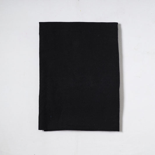 Black - Jhiri Pure Handloom Cotton Precut Fabric 15