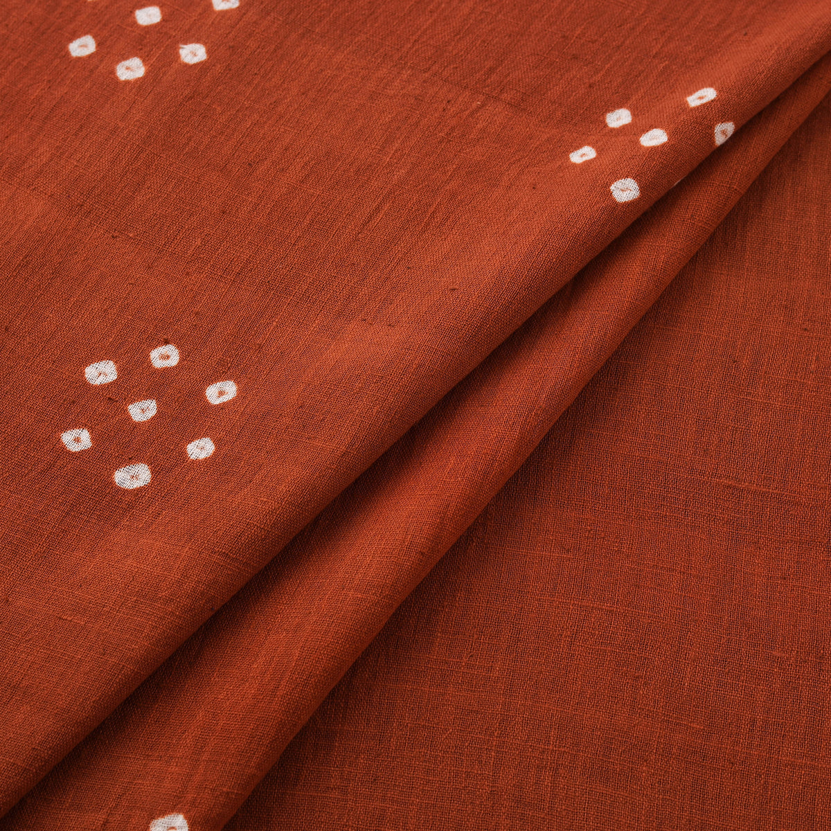 Kutch Organic Kala Cotton Pure Handwoven Bandhani Fabric 17