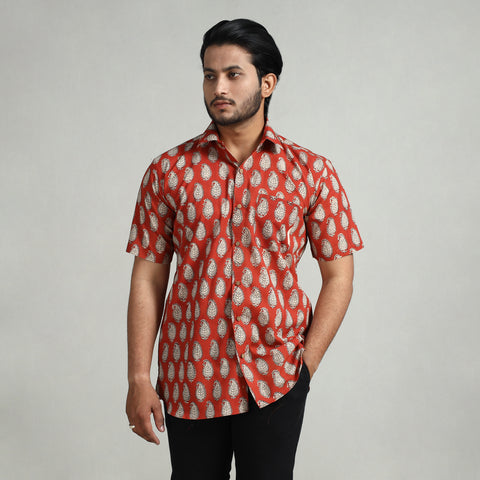 Block Printed men Shirt