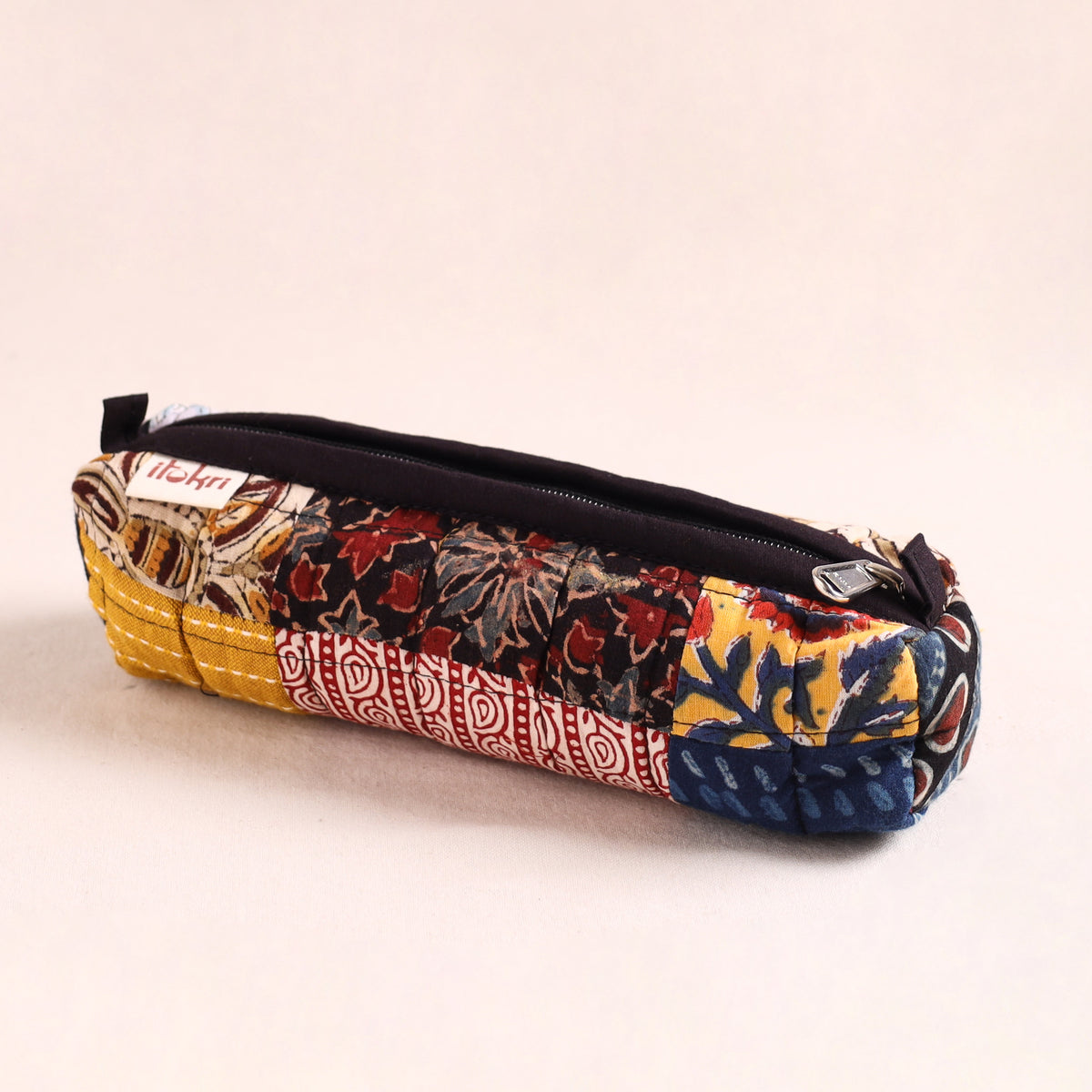 Patchwork Quilted Pencil Pouch 25