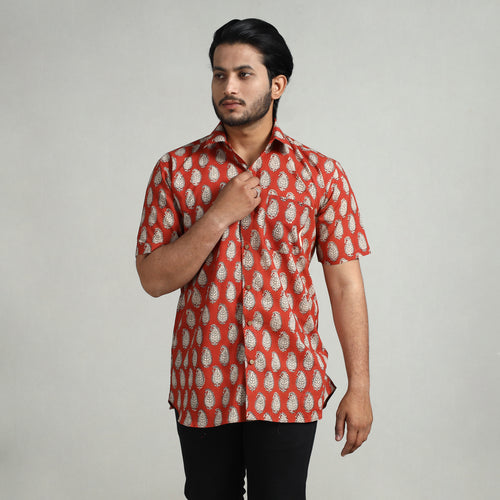 Block Printed men Shirt